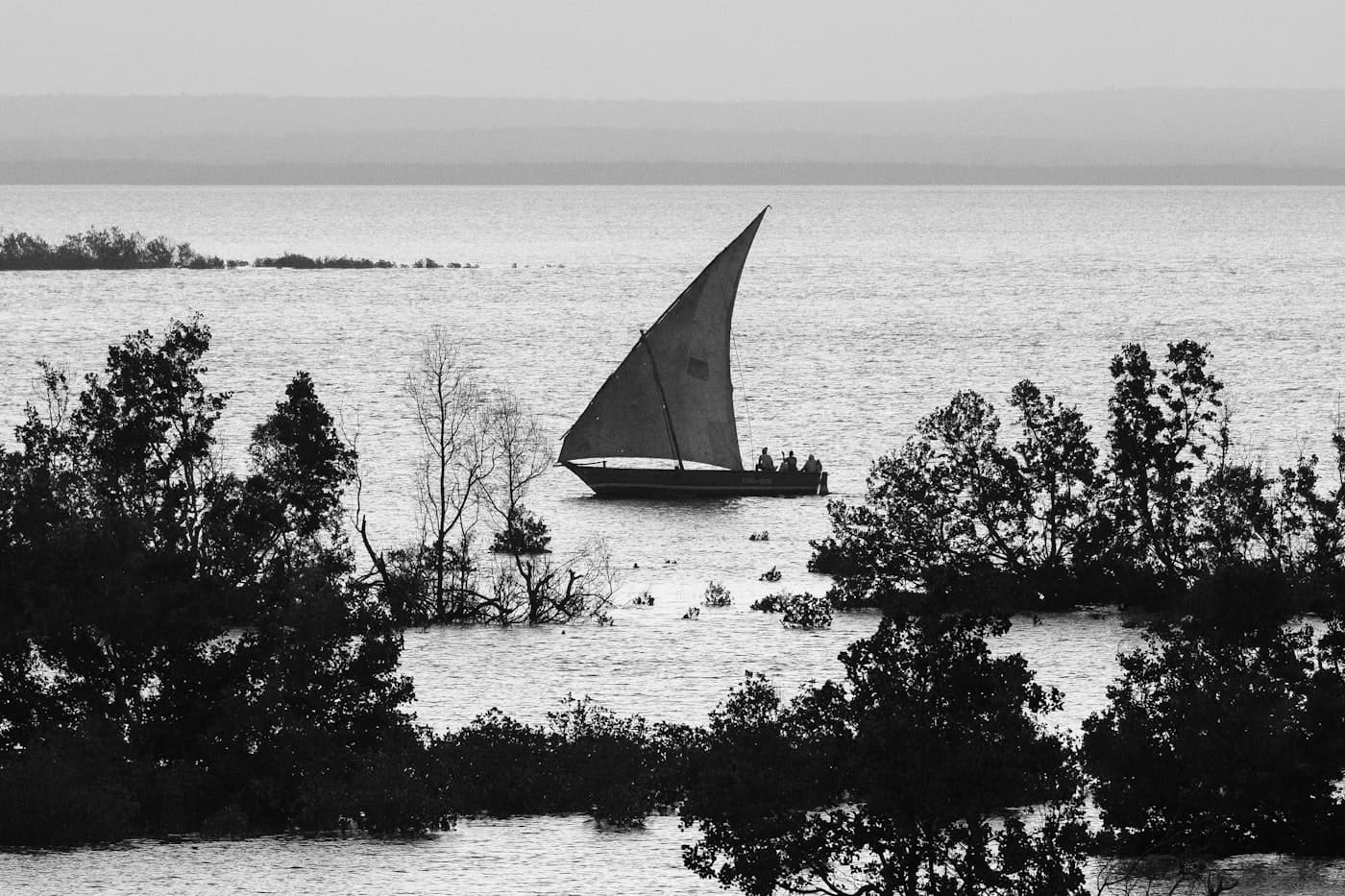 sailboat on sea during daytime