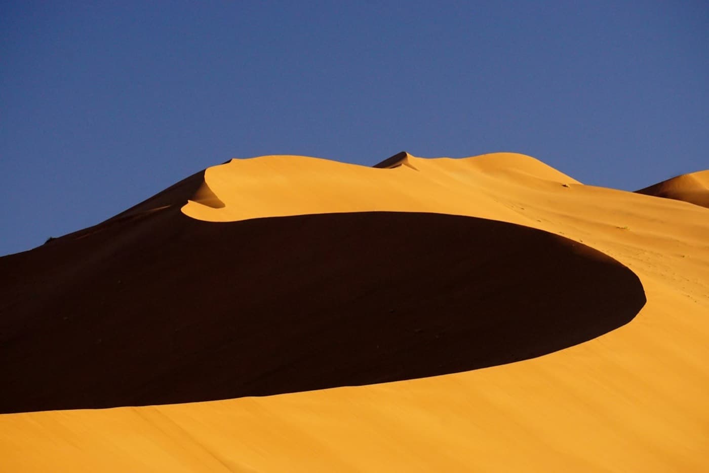 Aerial view photography of sand mountain